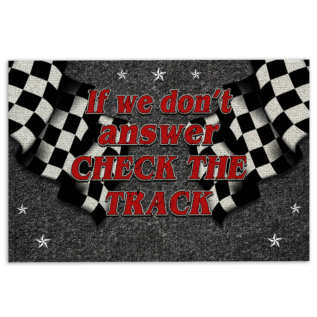 Ohaprints-Doormat-Outdoor-Indoor-Racing-If-We-Don'T-Answer-Check-The-Track-Gift-For-Race-Fan-Rubber-Door-Mat-422-18'' x 30''