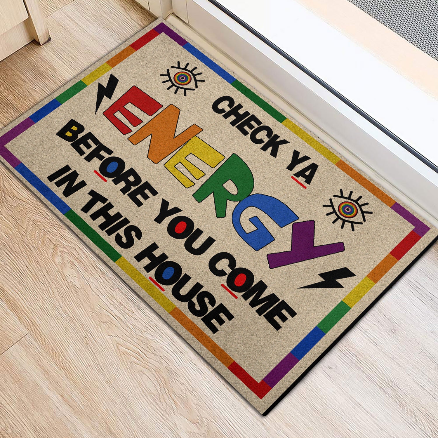 Ohaprints-Doormat-Outdoor-Indoor-Check-Ya-Energy-Before-You-Come-In-This-House-Support-Lgbt-Lgbtq-Rubber-Door-Mat-303-