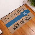 Ohaprints-Doormat-Outdoor-Indoor-Police-In-This-House-We-Back-The-Blue-Thin-Blue-Line-Heart-Rubber-Door-Mat-277-