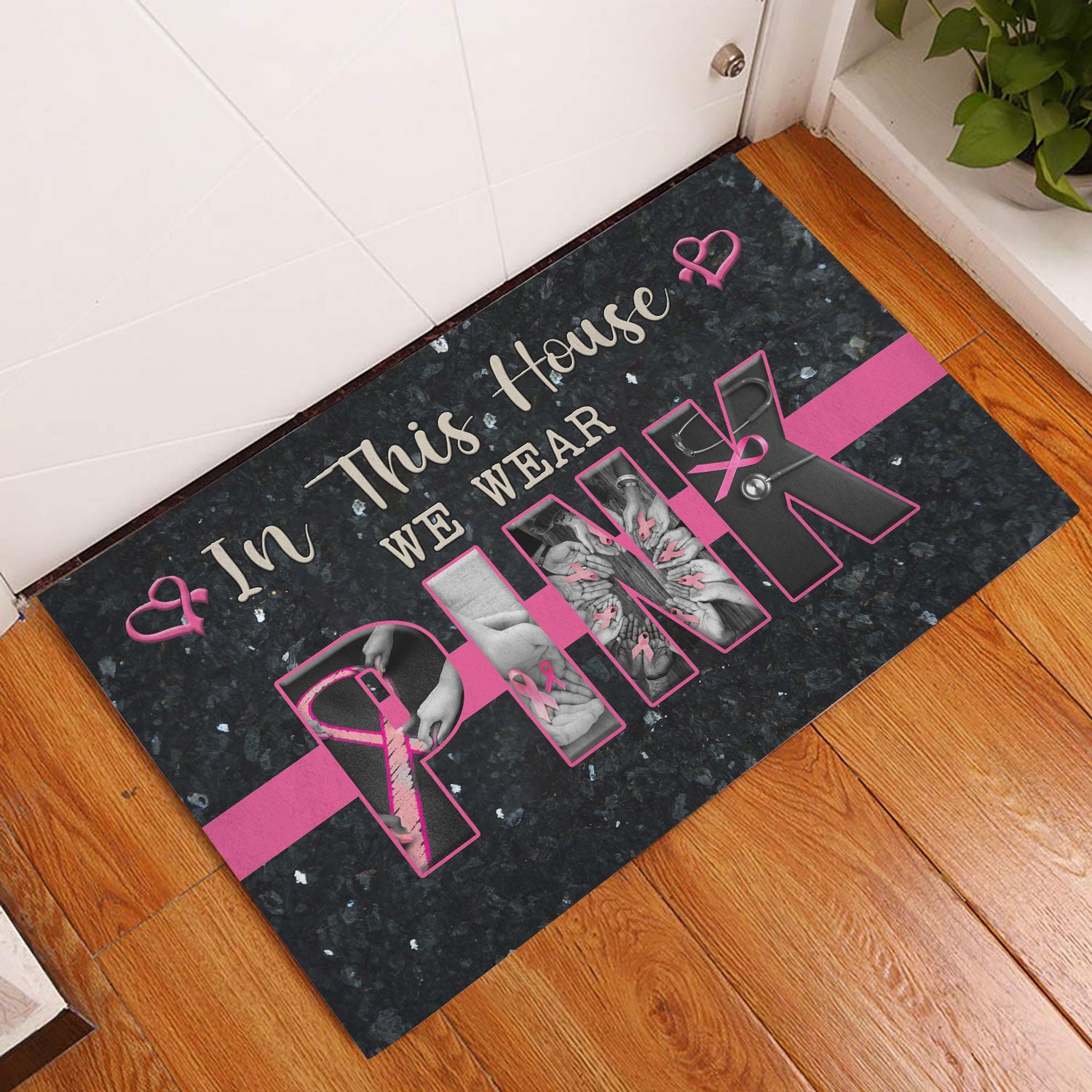 Ohaprints-Doormat-Outdoor-Indoor-In-This-House-We-Wear-Pink-Breast-Cancer-Awareness-October-Rubber-Door-Mat-392-