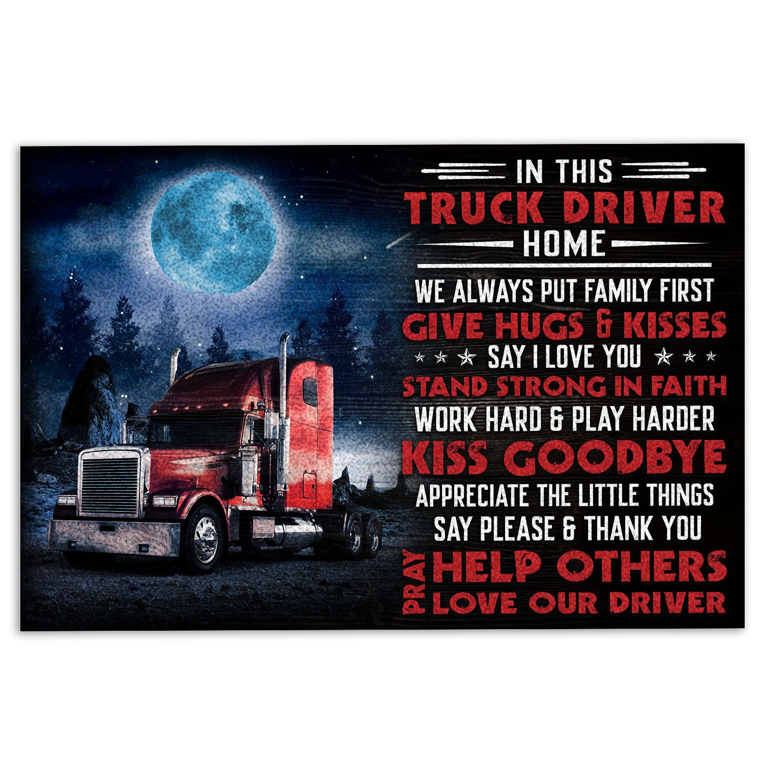 Ohaprints-Doormat-Outdoor-Indoor-In-This-Truck-Driver-Home-Say-Please-And-Thank-You-Trucker-Rubber-Door-Mat-434-18'' x 30''