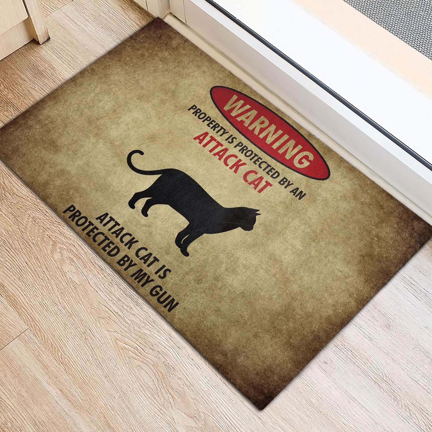 Ohaprints-Doormat-Outdoor-Indoor-Warning-Property-Is-Protected-By-An-Attack-Cat-Gift-For-Cat-Love-Rubber-Door-Mat-296-