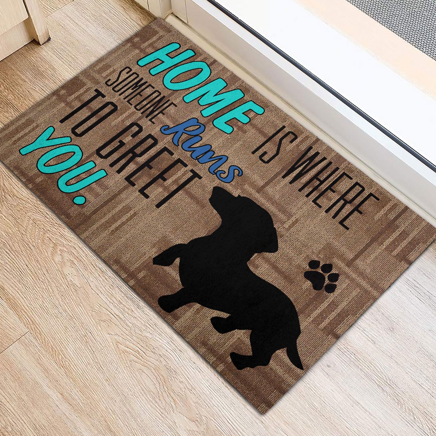 Ohaprints-Doormat-Outdoor-Indoor-Home-Is-Where-Someone-Runs-To-Greet-You-Dachshund-Weiner-Doxie-Rubber-Door-Mat-319-