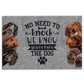 Ohaprints-Doormat-Outdoor-Indoor-Dachshund-Weiner-Doxie-Dog-No-Need-To-Knock-We-Know-You'Re-Here-Rubber-Door-Mat-267-18'' x 30''