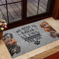 Ohaprints-Doormat-Outdoor-Indoor-Dachshund-Weiner-Doxie-Dog-No-Need-To-Knock-We-Know-You'Re-Here-Rubber-Door-Mat-267-