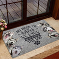 Ohaprints-Doormat-Outdoor-Indoor-Siberian-Husky-Sibir-Dog-No-Need-To-Knock-We-Know-You'Re-Here-Rubber-Door-Mat-291-