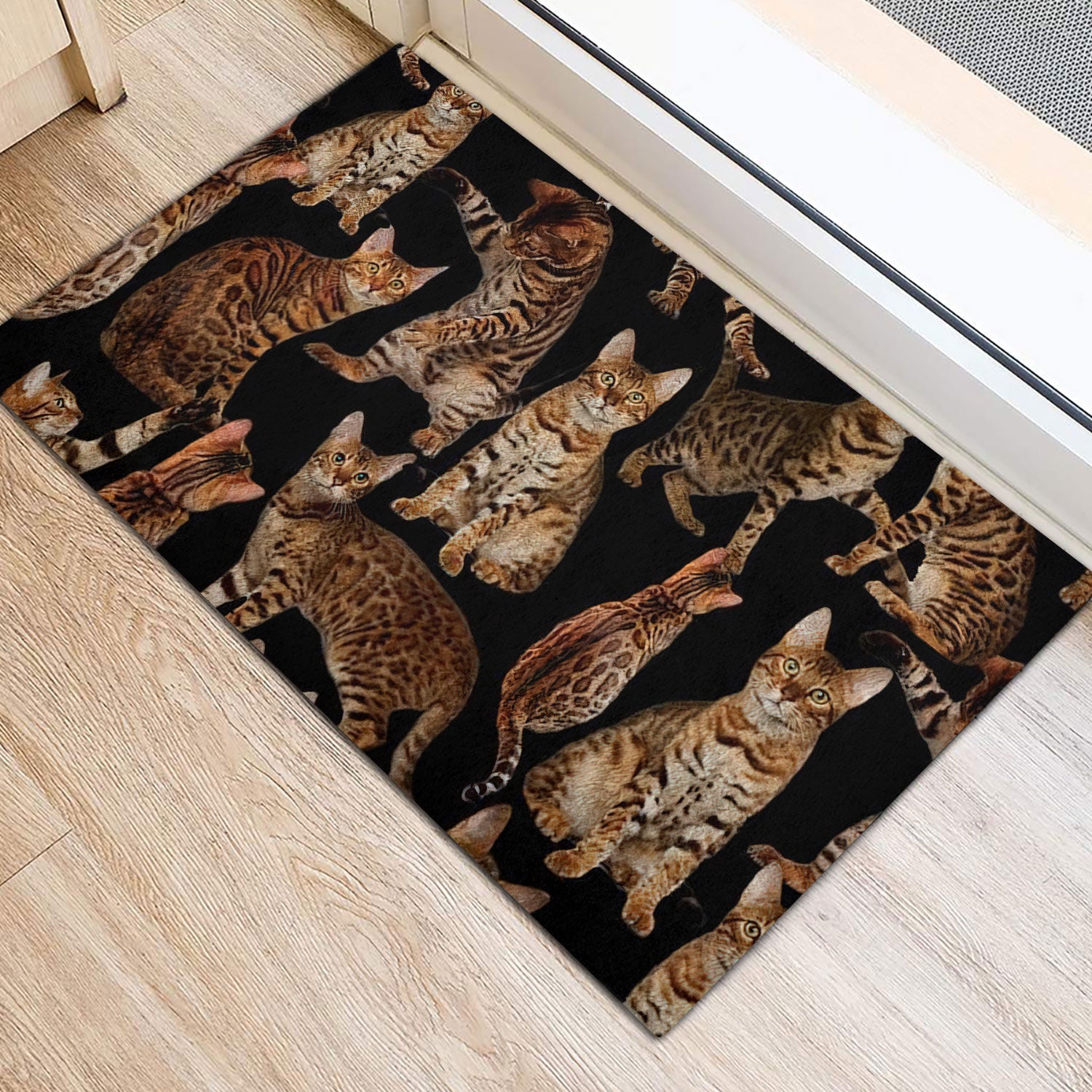 Ohaprints-Doormat-Outdoor-Indoor-Funny-Cute-A-Bunch-Of-Bengal-Cats-Kitten-Hope-You-Like-Cats-Rubber-Door-Mat-386-