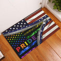 Ohaprints-Doormat-Outdoor-Indoor-Lgbt-Support-Lgbtq-Pride-Rainbow-American-Us-Flag-Pride-Month-Rubber-Door-Mat-338-