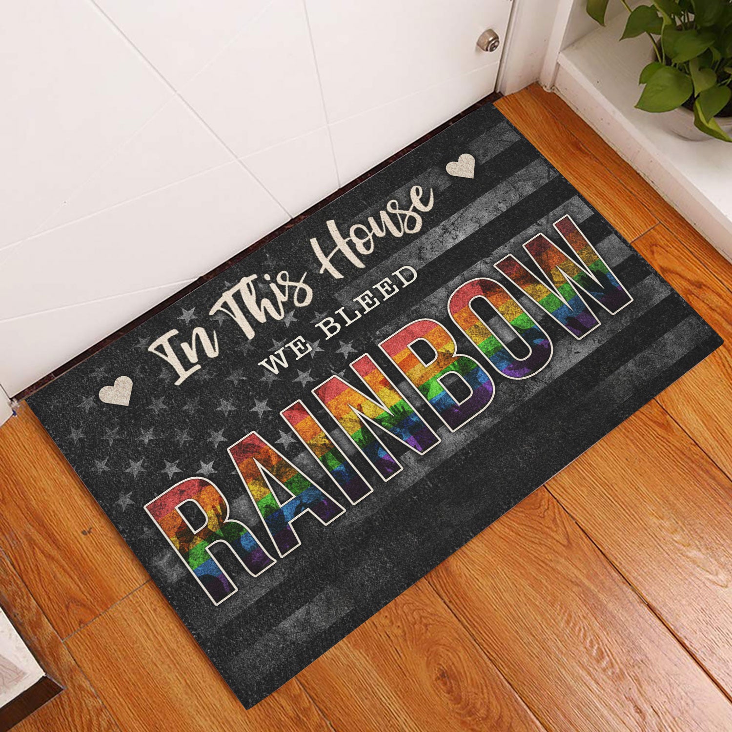 Ohaprints-Doormat-Outdoor-Indoor-Lgbt-Support-Lgbtq-Pride-Month-In-This-House-We-Bleed-Rainbow-Rubber-Door-Mat-292-