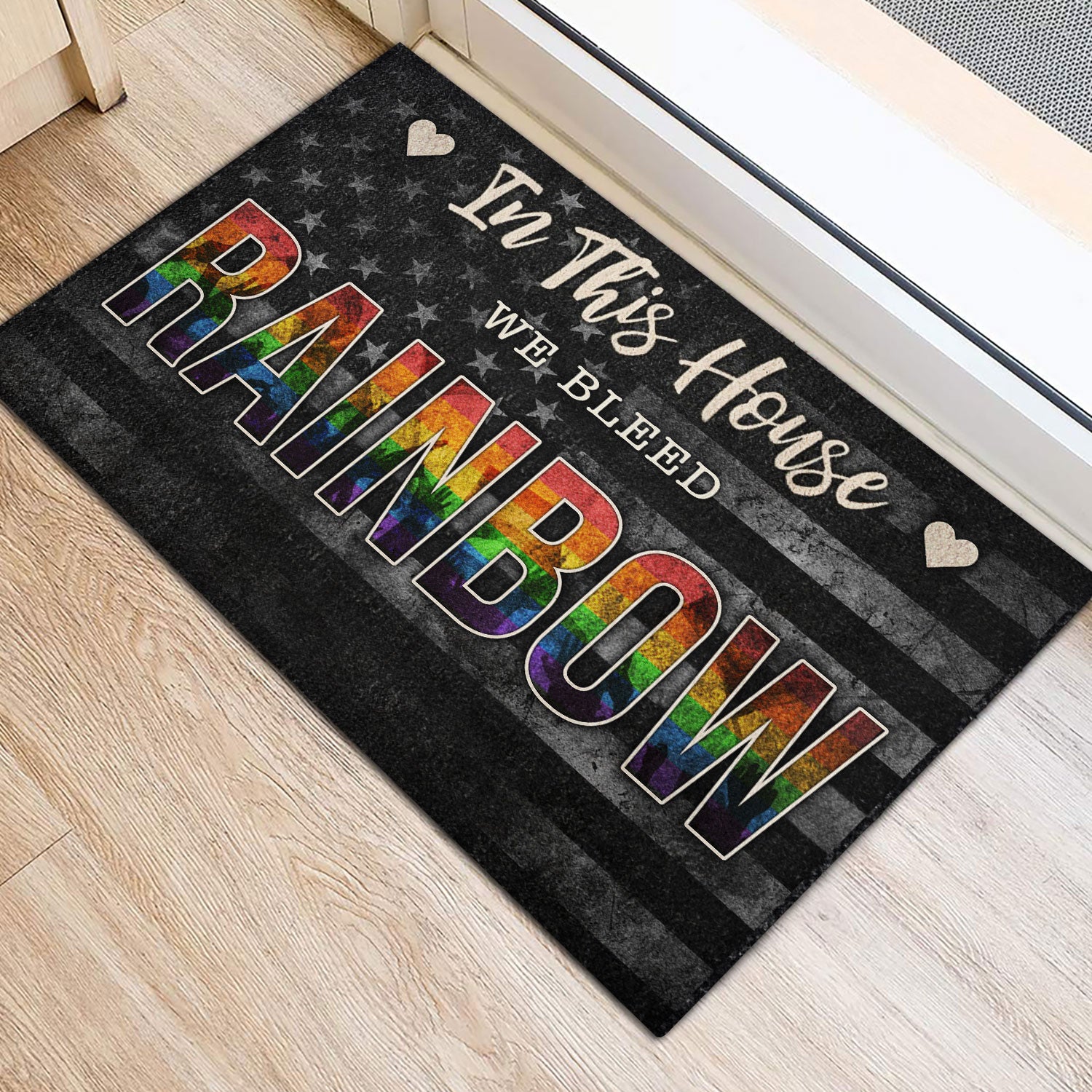 Ohaprints-Doormat-Outdoor-Indoor-Lgbt-Support-Lgbtq-Pride-Month-In-This-House-We-Bleed-Rainbow-Rubber-Door-Mat-292-