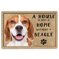 Ohaprints-Doormat-Outdoor-Indoor-A-House-Is-Not-A-Home-Without-Beagle-Gift-For-Dog-Puppy-Lover-Rubber-Door-Mat-1223-18'' x 30''