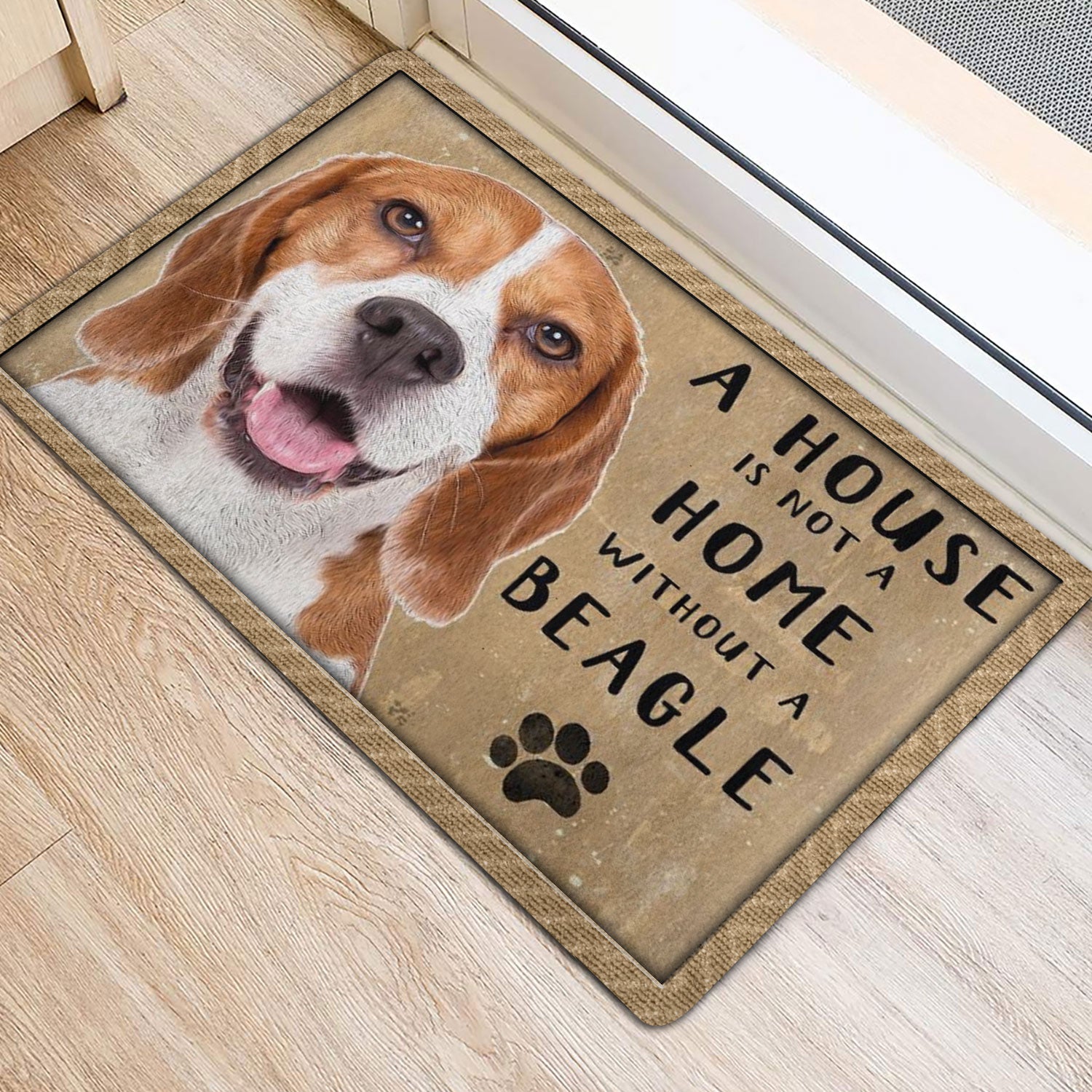 Ohaprints-Doormat-Outdoor-Indoor-A-House-Is-Not-A-Home-Without-Beagle-Gift-For-Dog-Puppy-Lover-Rubber-Door-Mat-1223-