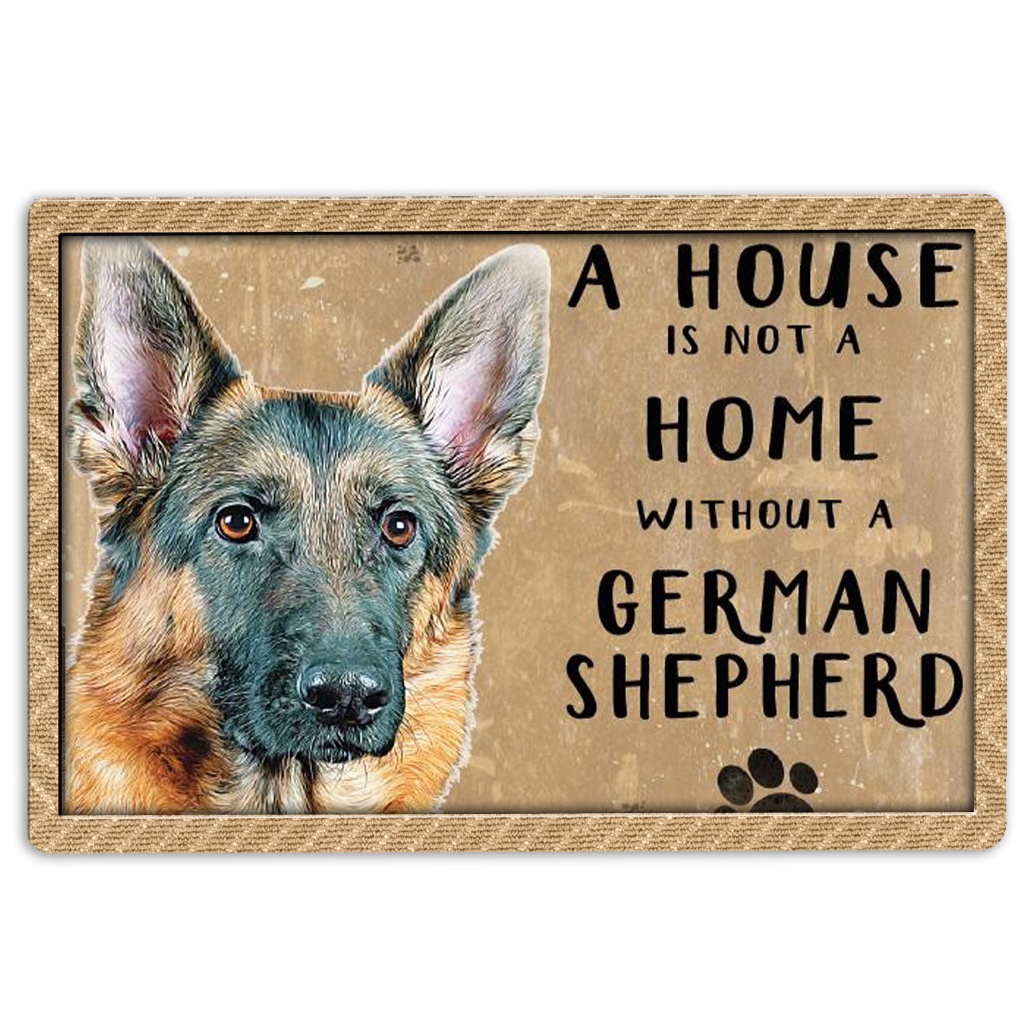 Ohaprints-Doormat-Outdoor-Indoor-A-House-Is-Not-A-Home-Without-German-Shepherd-Gift-For-Dog-Lover-Rubber-Door-Mat-1224-18'' x 30''