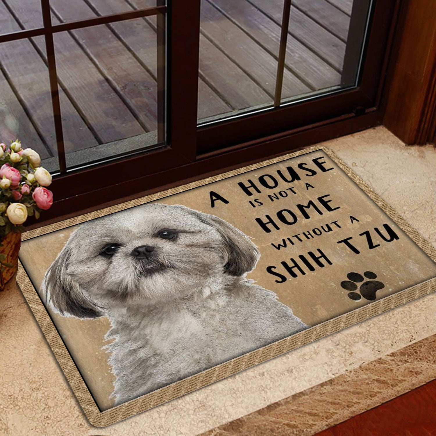 Ohaprints-Doormat-Outdoor-Indoor-A-House-Is-Not-A-Home-Without-Shih-Tzu-Gift-For-Dog-Pet-Lover-Rubber-Door-Mat-1229-