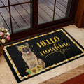 Ohaprints-Doormat-Outdoor-Indoor-German-Shepherd-Hello-Sunflower-Floral-Dog-Lover-Black-Rubber-Door-Mat-564-