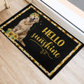 Ohaprints-Doormat-Outdoor-Indoor-Golden-Retriever-Hello-Sunflower-Floral-Dog-Lover-Black-Rubber-Door-Mat-566-