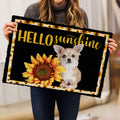 Ohaprints-Doormat-Outdoor-Indoor-Chihuahua-Hello-Sunflower-Floral-Dog-Puppy-Lover-Black-Rubber-Door-Mat-568-