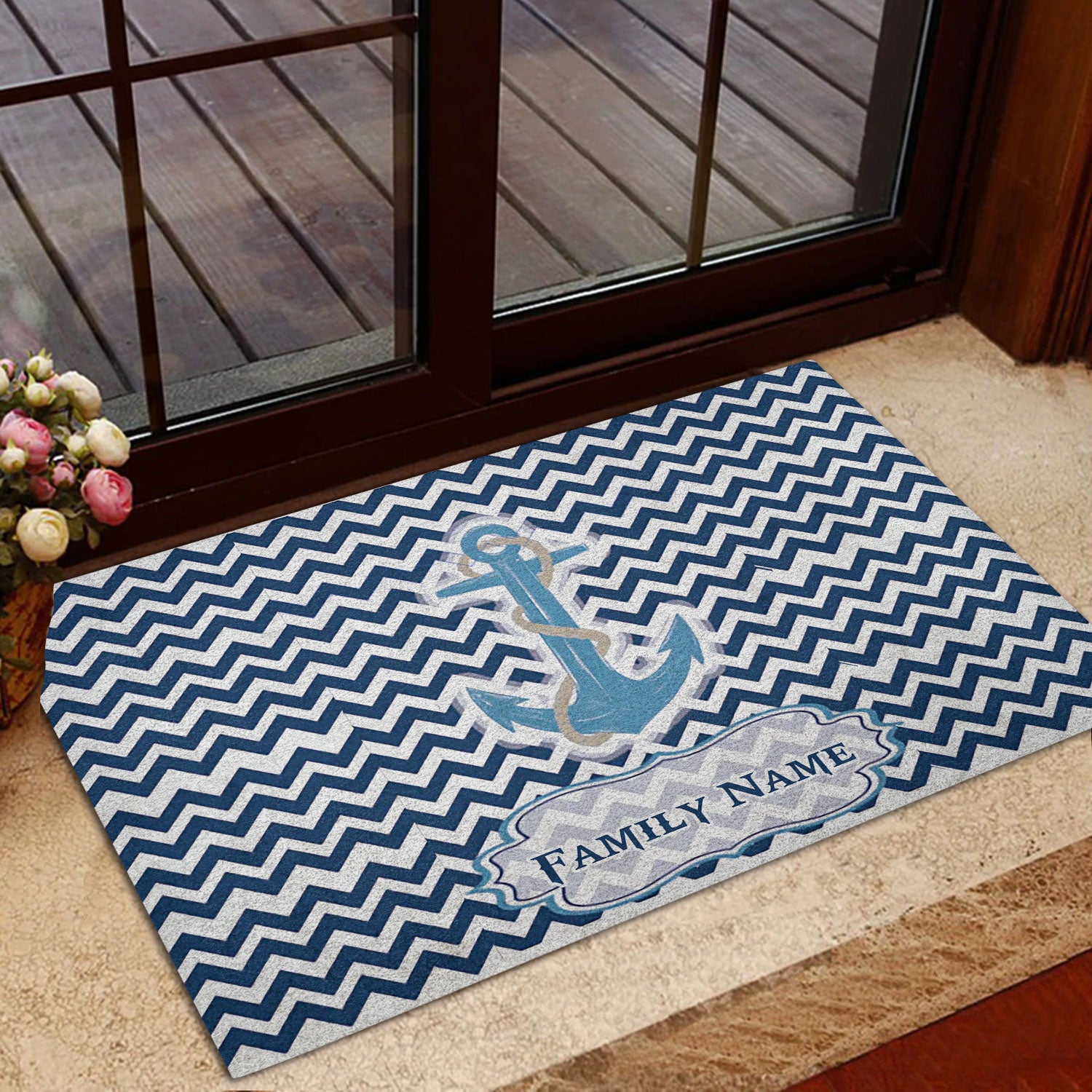 Ohaprints-Doormat-Outdoor-Indoor-Anchor-Ocean-Rustic-Waves-Blue-Custom-Personalized-Name-Rubber-Door-Mat-592-