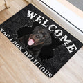 Ohaprints-Doormat-Outdoor-Indoor-Funny-Rottweiler-Dog-Welcome-You-Look-Delicious-Dog-Lover-Gift-Rubber-Door-Mat-168-