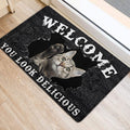 Ohaprints-Doormat-Outdoor-Indoor-Funny-Tabby-Cat-Welcome-You-Look-Delicious-Gift-For-Cat-Lover-Rubber-Door-Mat-172-