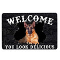 Ohaprints-Doormat-Outdoor-Indoor-Funny-German-Shepherd-Welcome-You-Look-Delicious-Dog-Lover-Gift-Rubber-Door-Mat-177-18'' x 30''