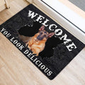 Ohaprints-Doormat-Outdoor-Indoor-Funny-German-Shepherd-Welcome-You-Look-Delicious-Dog-Lover-Gift-Rubber-Door-Mat-177-