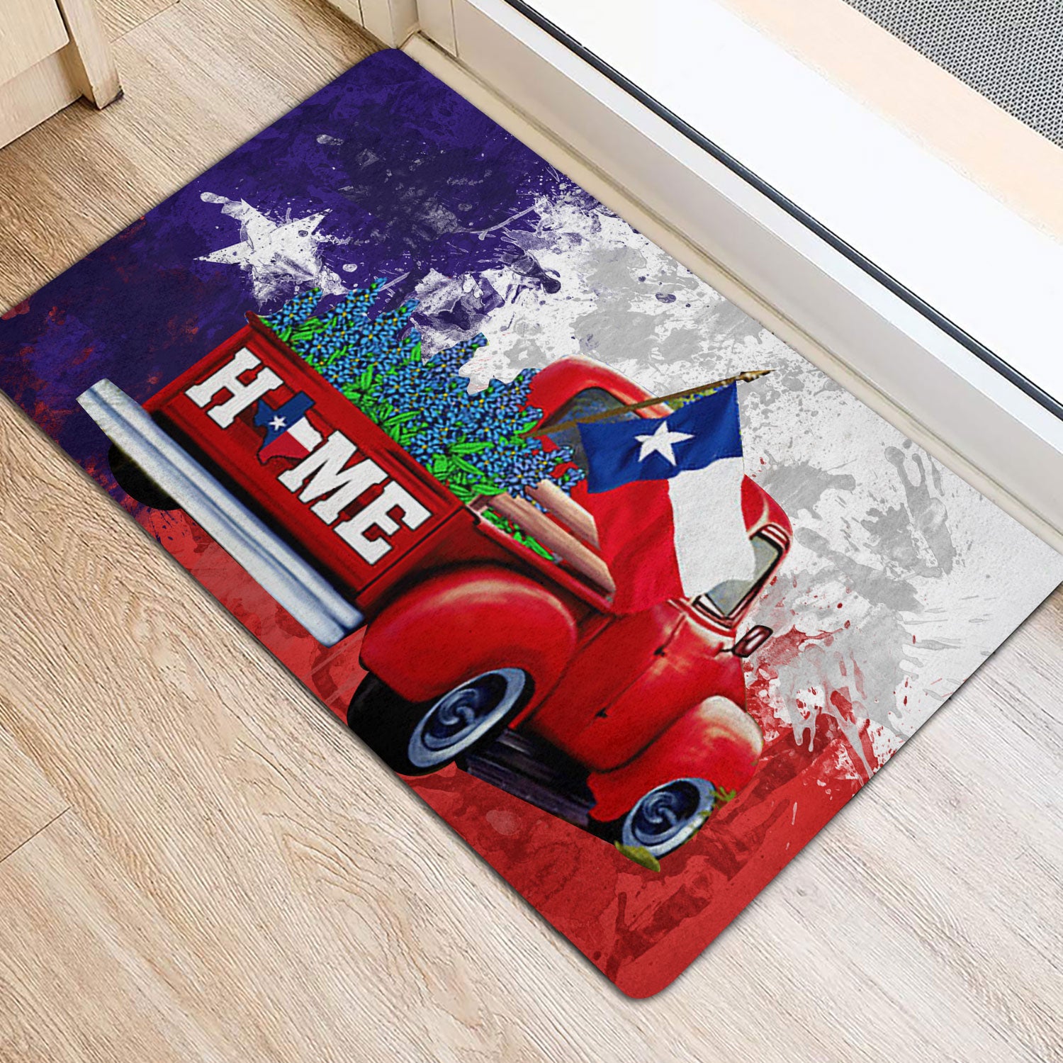 Ohaprints-Doormat-Outdoor-Indoor-Truck-Welcome-Home-Texas-Flag-Bluebonnet-Wild-West-Cowboy-Rubber-Door-Mat-1525-