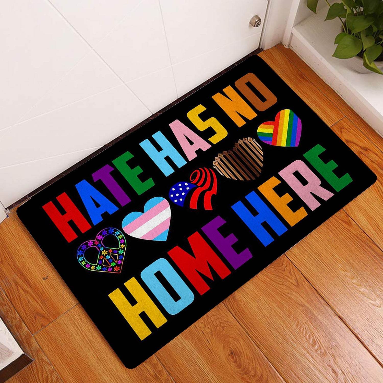 Ohaprints-Doormat-Outdoor-Indoor-Hate-Has-No-Home-Here-Lgbt-Lgbtq-Pride-Love-Is-Love-Equality-Rubber-Door-Mat-1530-