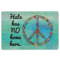 Ohaprints-Doormat-Outdoor-Indoor-Hate-Has-No-Home-Here-Lgbt-Lgbtq-Pride-Love-Is-Love-Peace-Sign-Rubber-Door-Mat-1531-18'' x 30''