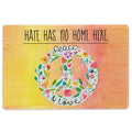 Ohaprints-Doormat-Outdoor-Indoor-Lgbt-Lgbtq-Hate-Has-No-Home-Here-Pride-Love-Is-Love-Peace-Sign-Rubber-Door-Mat-1532-18'' x 30''