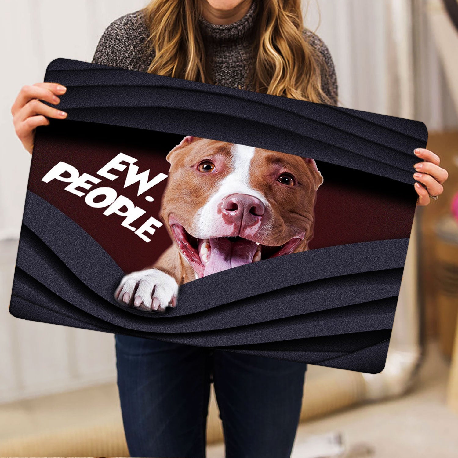 Ohaprints-Doormat-Outdoor-Indoor-Funny-Pitbull-Ew-People-Unique-Gift-For-Dog-Puppy-Pet-Lover-Rubber-Door-Mat-1535-