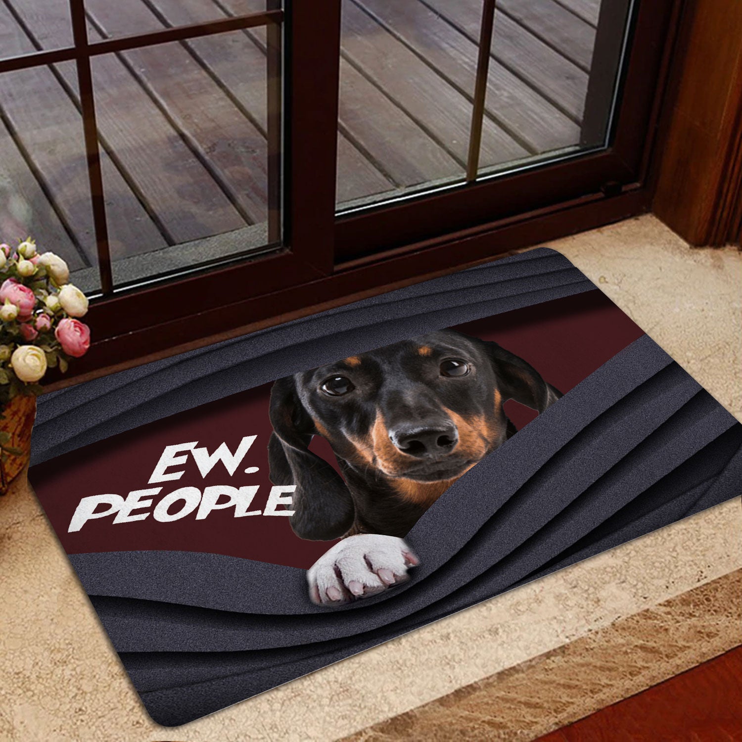 Ohaprints-Doormat-Outdoor-Indoor-Funny-Dachshund-Ew-People-Unique-Gift-For-Dog-Puppy-Pet-Lover-Rubber-Door-Mat-1536-