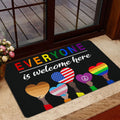 Ohaprints-Doormat-Outdoor-Indoor-Lgbt-Lgbtq-Everyone-Is-Welcome-Here-Pride-Love-Is-Love-Rainbow-Rubber-Door-Mat-1549-