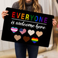 Ohaprints-Doormat-Outdoor-Indoor-Lgbtq-Lgbt-Everyone-Is-Welcome-Here-Pride-Love-Is-Love-Rainbow-Rubber-Door-Mat-1553-