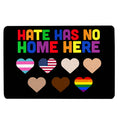 Ohaprints-Doormat-Outdoor-Indoor-Hate-Has-No-Home-Here-Lgbt-Lgbtq-Pride-Love-Is-Love-Equality-Rubber-Door-Mat-1554-18'' x 30''