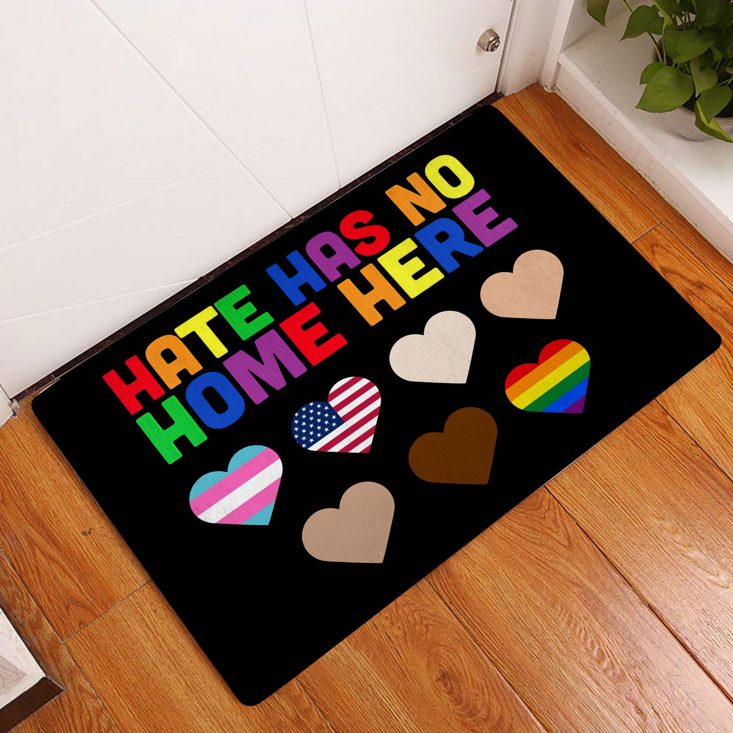 Ohaprints-Doormat-Outdoor-Indoor-Hate-Has-No-Home-Here-Lgbt-Lgbtq-Pride-Love-Is-Love-Equality-Rubber-Door-Mat-1554-