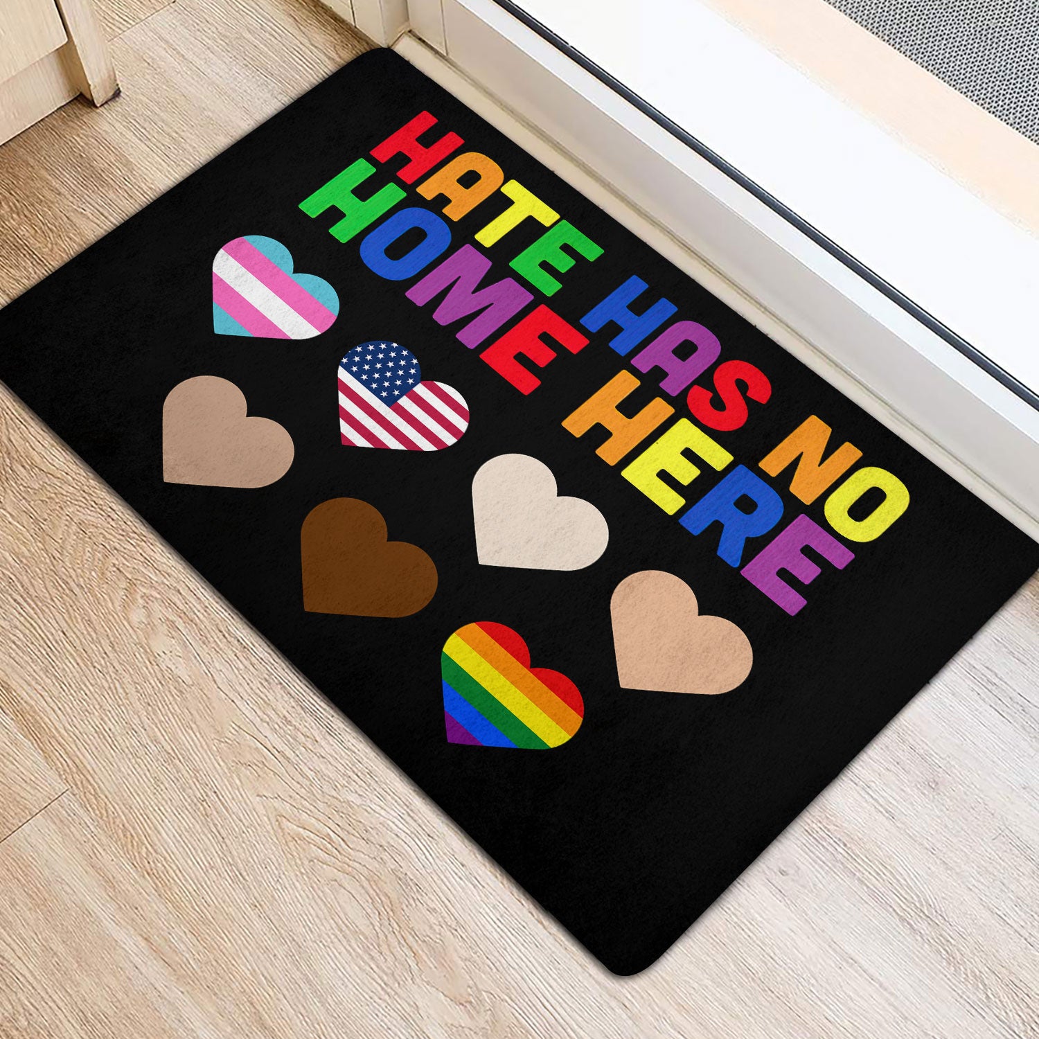 Ohaprints-Doormat-Outdoor-Indoor-Hate-Has-No-Home-Here-Lgbt-Lgbtq-Pride-Love-Is-Love-Equality-Rubber-Door-Mat-1554-