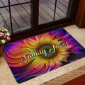 Ohaprints-Doormat-Outdoor-Indoor-Tie-Dye-Sunflower-Hippie-Gift-Custom-Personalized-Name-Rubber-Door-Mat-1565-