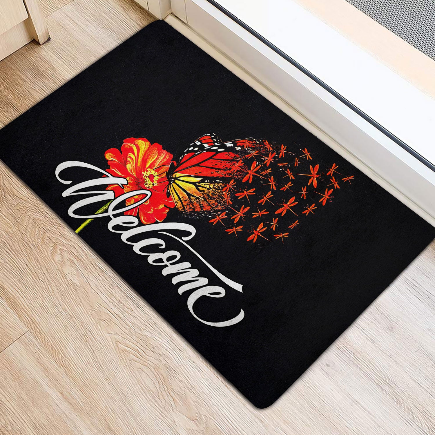 Ohaprints-Doormat-Outdoor-Indoor-Dragonfly-In-The-Garden-Flower-Welcome-Home-Housewarming-Gift-Rubber-Door-Mat-1574-