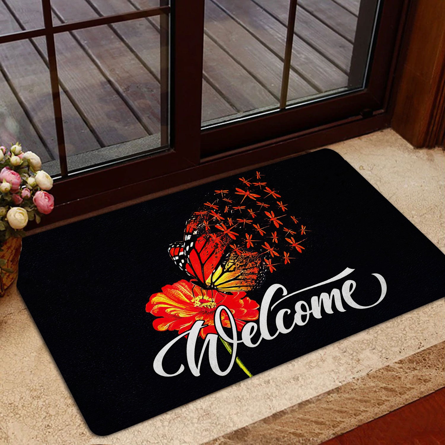 Ohaprints-Doormat-Outdoor-Indoor-Dragonfly-In-The-Garden-Flower-Welcome-Home-Housewarming-Gift-Rubber-Door-Mat-1574-