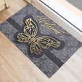 Ohaprints-Doormat-Outdoor-Indoor-Yellow-Beautiful-Butterfly-Butterflies-Welcome-Floral-Grey-Rubber-Door-Mat-645-