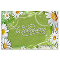 Ohaprints-Doormat-Outdoor-Indoor-Daisy-Garden-Flower-Welcome-Floral-Green-Housewarming-Rubber-Door-Mat-647-18'' x 30''