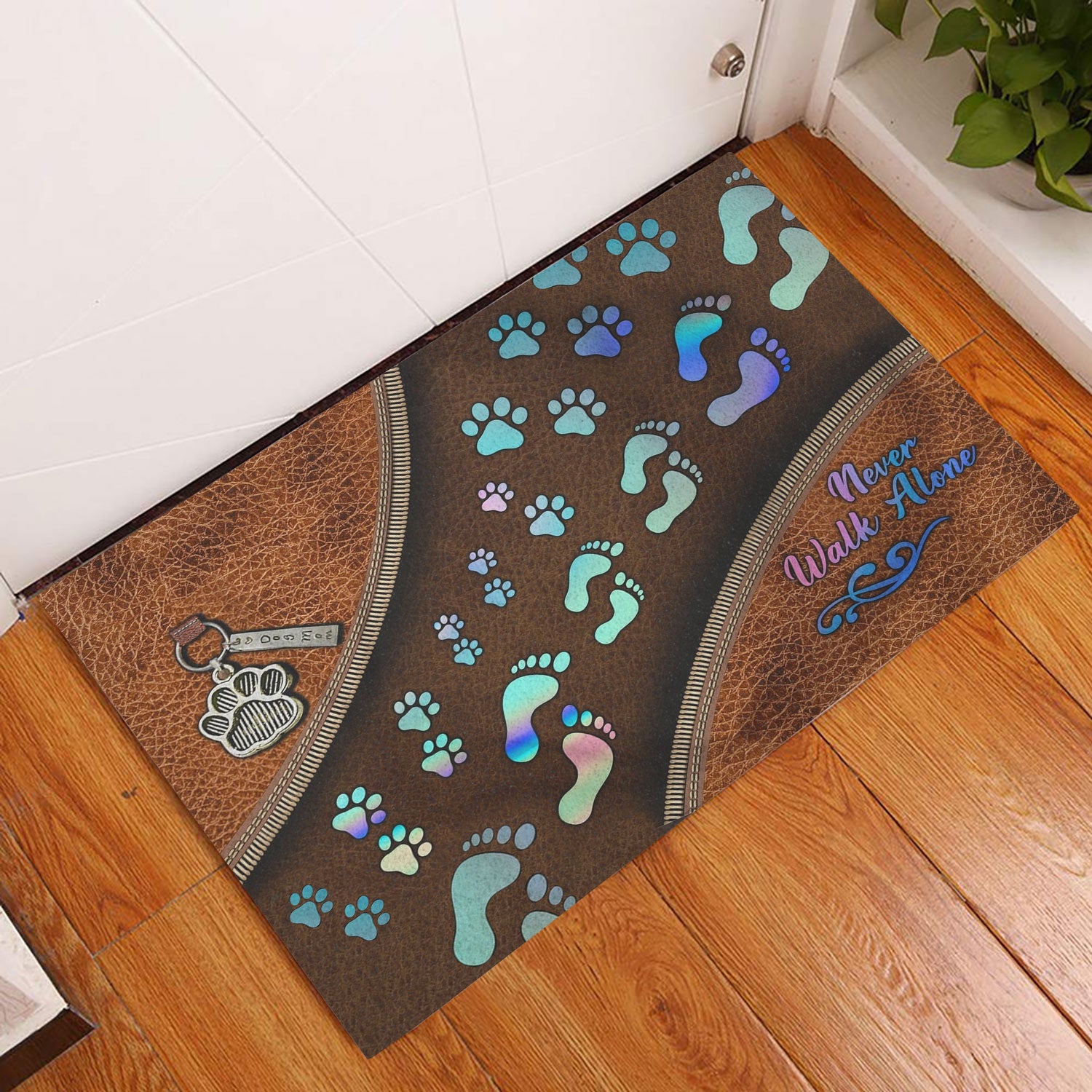 Ohaprints-Doormat-Outdoor-Indoor-Dog-Cat-Paw-Brown-For-Pet-Puppy-Kitten-Lover-Rubber-Door-Mat-680-