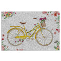 Ohaprints-Doormat-Outdoor-Indoor-Yellow-Bike-Bicycle-With-Flowers-Welcome-Floral-Grey-Rubber-Door-Mat-687-18'' x 30''