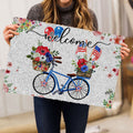 Ohaprints-Doormat-Outdoor-Indoor-American-Us-Flag-Patriotic-Bike-Bicycle-With-Flowers-Floral-Grey-Rubber-Door-Mat-689-