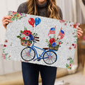 Ohaprints-Doormat-Outdoor-Indoor-American-Us-Flag-Patriotic-Bicycle-Bike-With-Flowers-Floral-Grey-Rubber-Door-Mat-690-