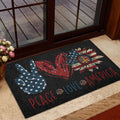 Ohaprints-Doormat-Outdoor-Indoor-Peace-Love-America-Patriotic-4Th-Of-July-Happy-Independence-Day-Rubber-Door-Mat-698-