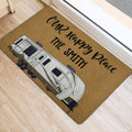 Ohaprints-Doormat-Outdoor-Indoor-Camping-Camper-Our-Happy-Place-Brown-Custom-Personalized-Name-Rubber-Door-Mat-1649-