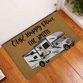 Ohaprints-Doormat-Outdoor-Indoor-Campers-Camping-Our-Happy-Place-Brown-Custom-Personalized-Name-Rubber-Door-Mat-1652-