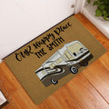 Ohaprints-Doormat-Outdoor-Indoor-Camping-Our-Happy-Place-Camper-Brown-Custom-Personalized-Name-Rubber-Door-Mat-1655-